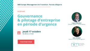 Webinar Gouvernance et pilotage d'entreprise en période d'urgence